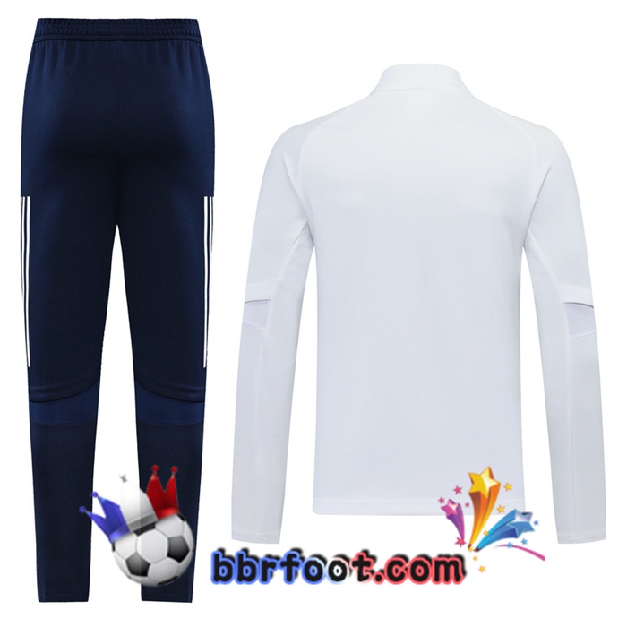 Veste Survetement Foot Boca Juniors Blanc 20/21