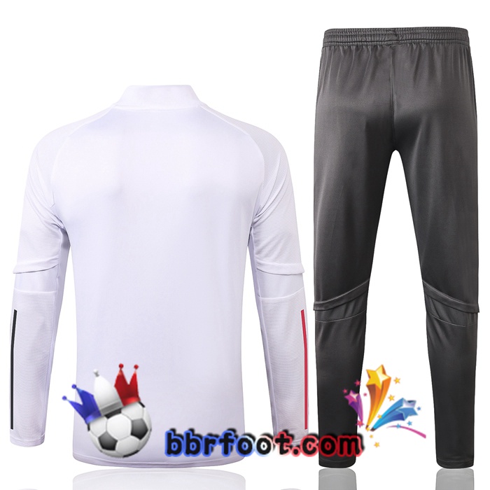 Survetement Foot Real Madrid Blanc 20/21