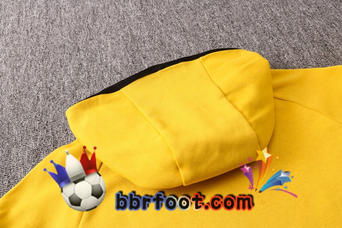 Veste A Capuche Survetement Foot NIKE Jaune 20/21