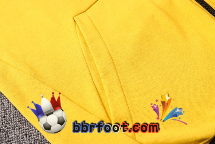 Veste A Capuche Survetement Foot NIKE Jaune 20/21