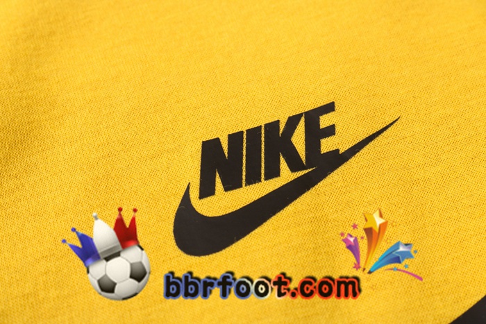 Veste A Capuche Survetement Foot NIKE Jaune 20/21