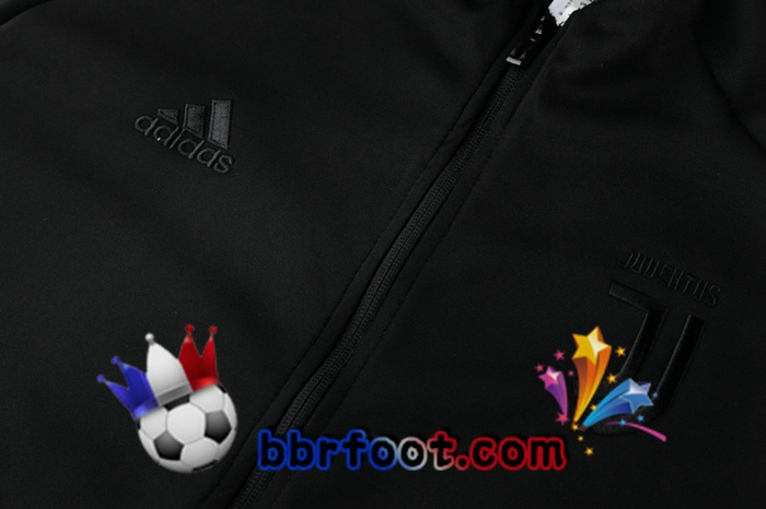 Veste Survetement Foot Juventus Noir 20/21