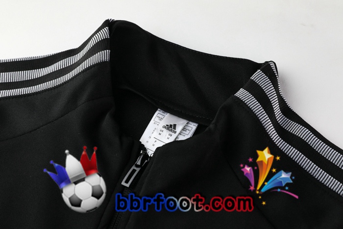 Veste Survetement Foot Juventus Noir 20/21
