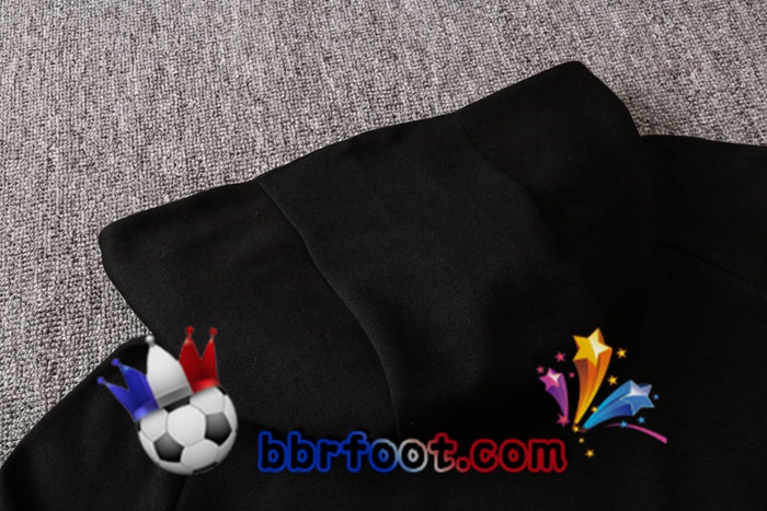 Veste A Capuche Survetement Foot NIKE Rouge Noir 20/21