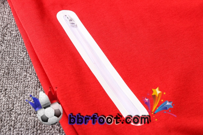 Veste A Capuche Survetement Foot NIKE Rouge 20/21