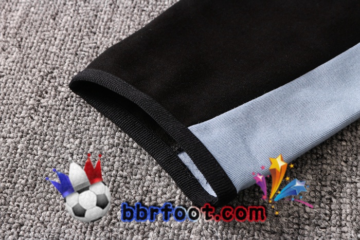 Veste A Capuche Survetement Foot NIKE Noir Bleu 20/21