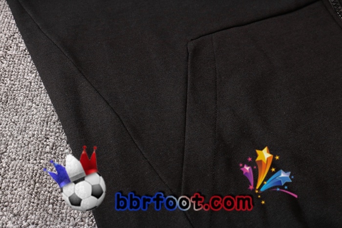 Veste A Capuche Survetement Foot NIKE Noir Bleu 20/21