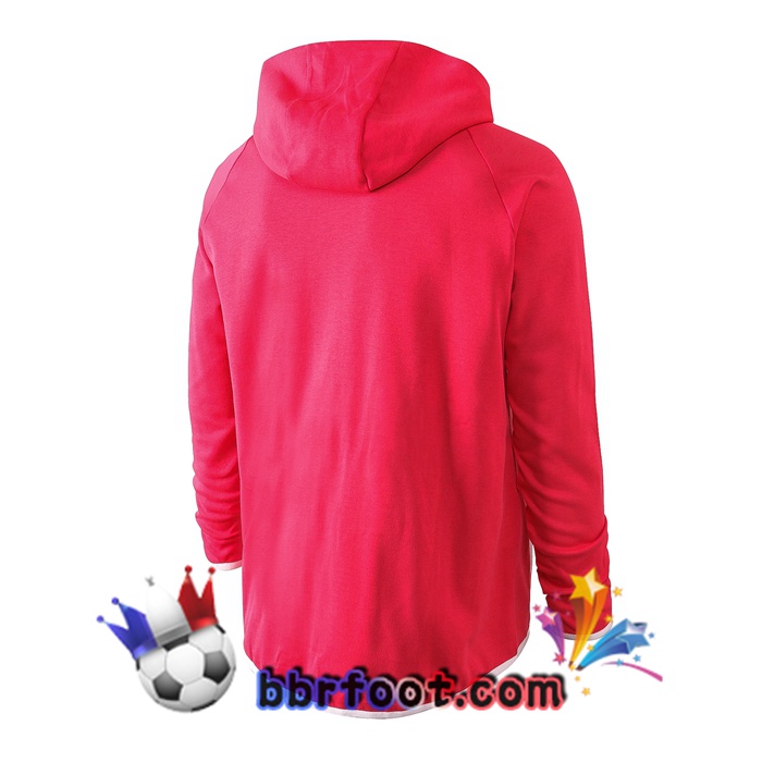 Veste A Capuche Survetement Foot NIKE Rose 20/21