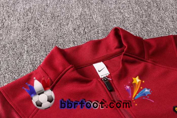 Survetement Foot FC Barcelone Rouge 20/21