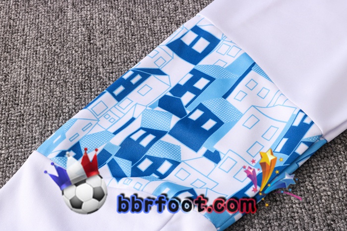 Survetement Foot Marseille OM Blanc 20/21