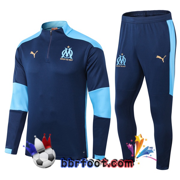 Survetement Foot Marseille OM Bleu 20/21