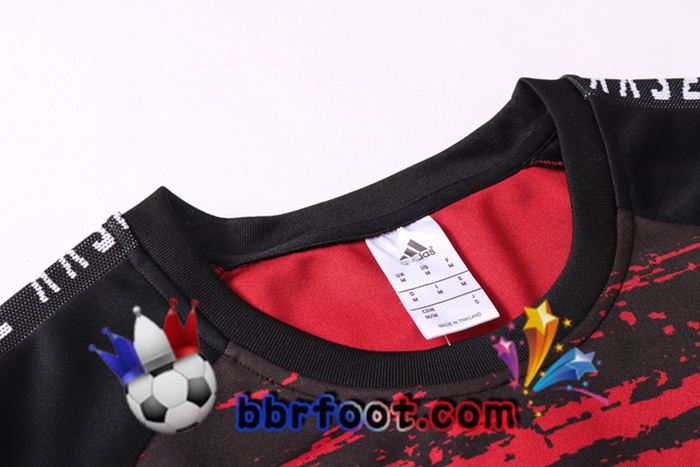 Survetement Foot Arsenal Noir Rouge 20/21