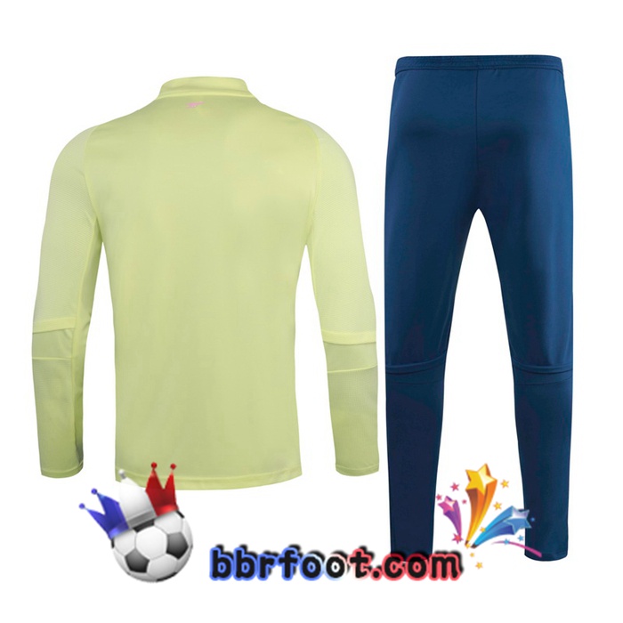 Survetement Foot Arsenal Jaune 20/21