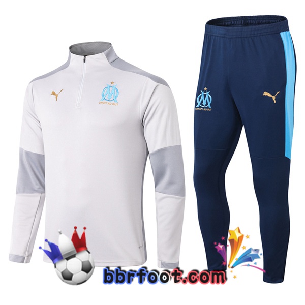 Survetement Foot Marseille OM Gris 20/21