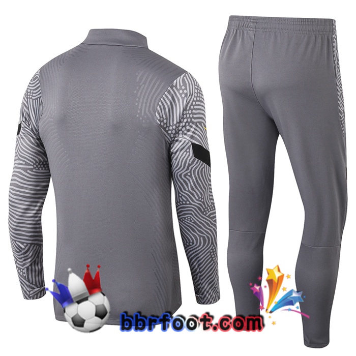 Survetement Foot Inter Milan Gris 20/21