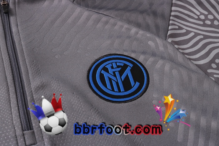 Survetement Foot Inter Milan Gris 20/21