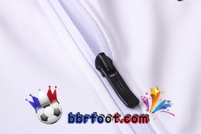 Veste Survetement Foot Marseille OM Blanc 20/21