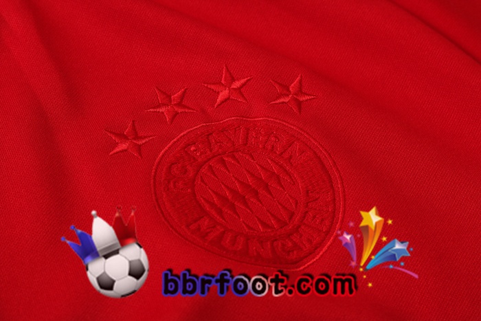 Veste Survetement Foot Bayern Munich Rouge 20/21