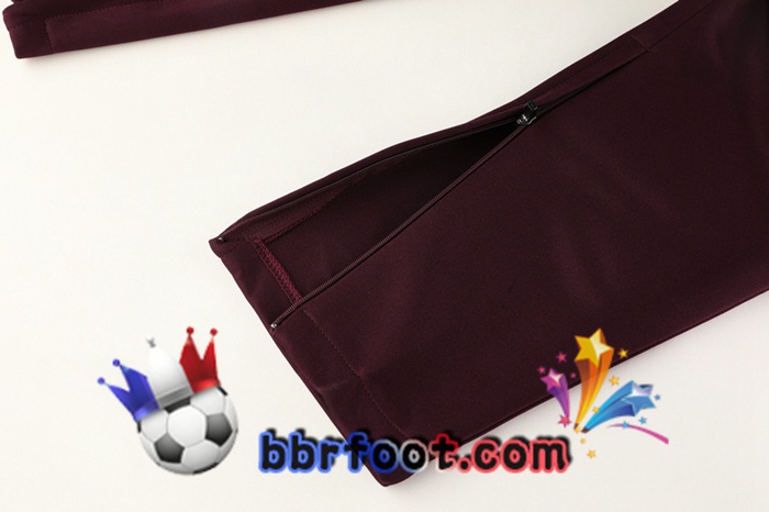 Veste Survetement Foot AC Milan Rouge 20/21