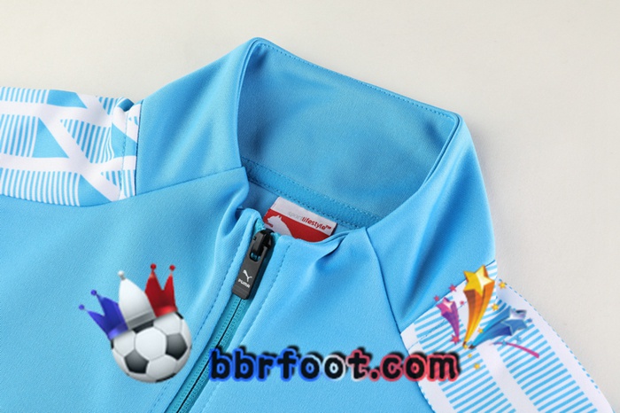 Veste Survetement Foot Marseille OM Bleu 20/21