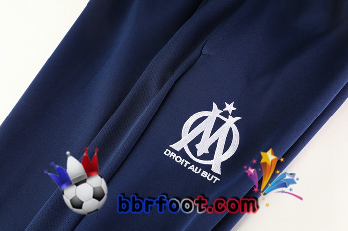 Veste Survetement Foot Marseille OM Bleu 20/21