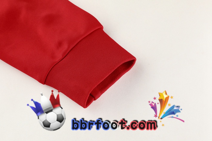 Veste Survetement Foot FC Liverpool Rouge Blanc 20/21