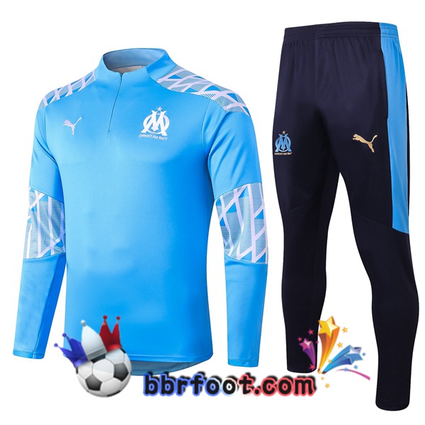 Survetement Foot Marseille OM Bleu 20/21