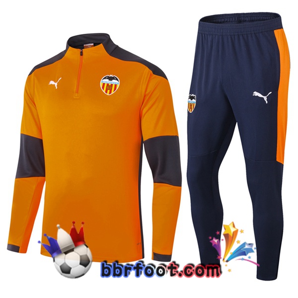 Survetement Foot Valencia Orange 20/21