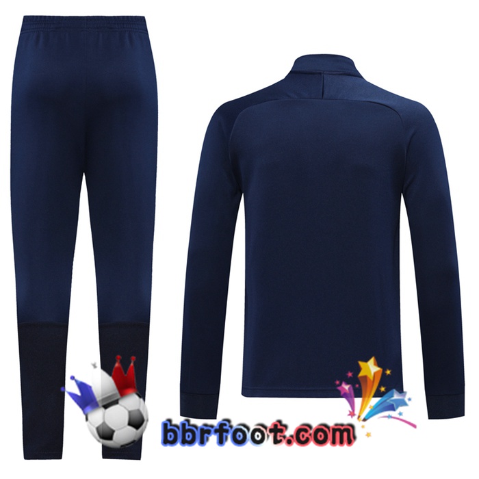Veste Survetement Foot Paris PSG Bleu 20/21