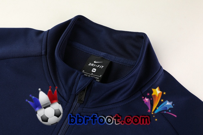 Veste Survetement Foot Paris PSG Bleu 20/21