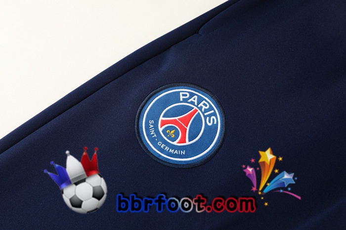 Veste Survetement Foot Paris PSG Bleu 20/21