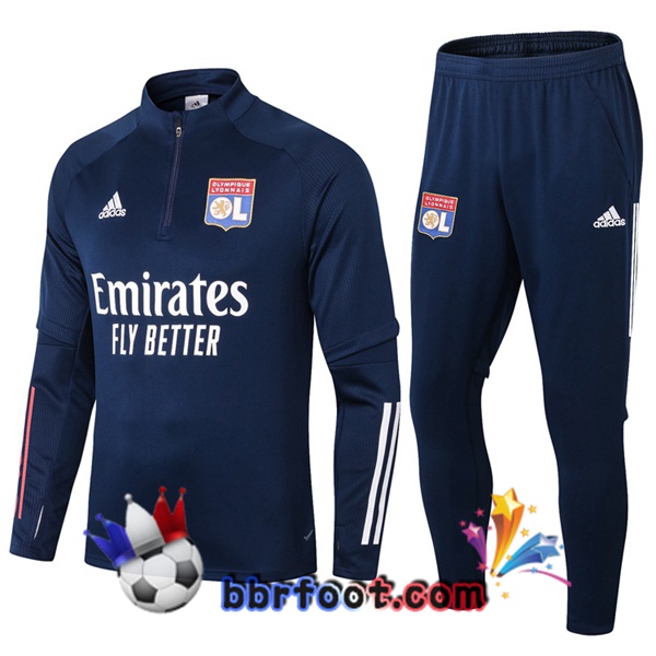 Survetement Foot Lyon OL Bleu Royal 20/21