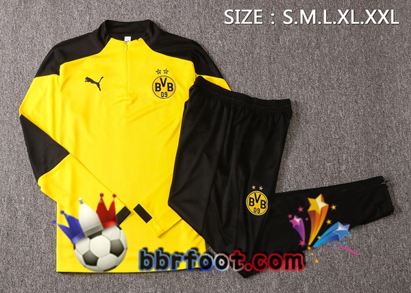 Survetement Foot Dortmund BVB Jaune 20/21