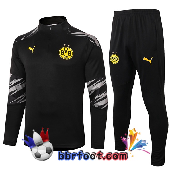 Survetement Foot Dortmund BVB Noir 20/21