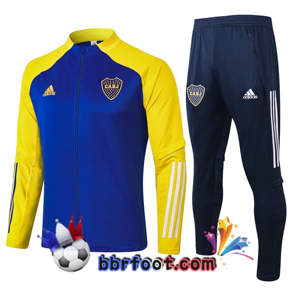 Veste Survetement Foot Boca Juniors Bleu Jaune 20/21
