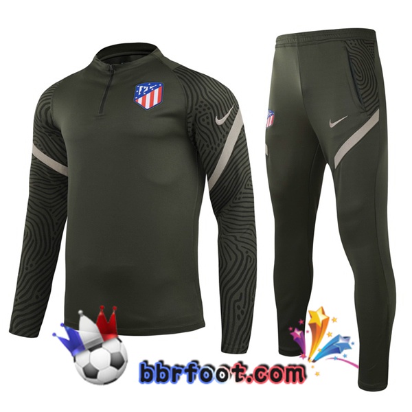 Survetement Foot Atletico Madrid Vert 20/21