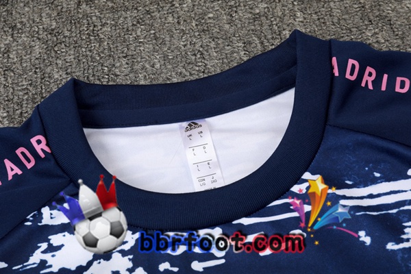 Survetement Foot Real Madrid Bleu Blanc 20/21