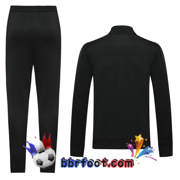 Veste Survetement Foot Juventus Noir 20/21