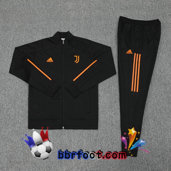 Veste Survetement Foot Juventus Noir 20/21