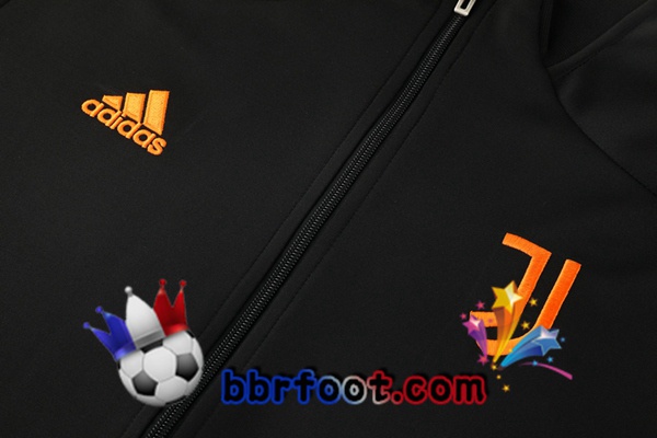 Veste Survetement Foot Juventus Noir 20/21
