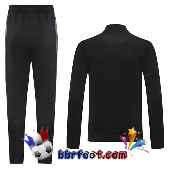 Veste Survetement Foot Juventus Noir 20/21