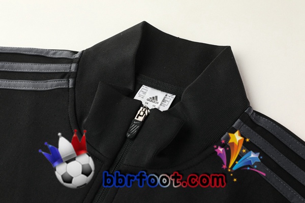 Veste Survetement Foot Juventus Noir 20/21