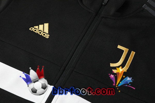 Veste Survetement Foot Juventus Noir 20/21