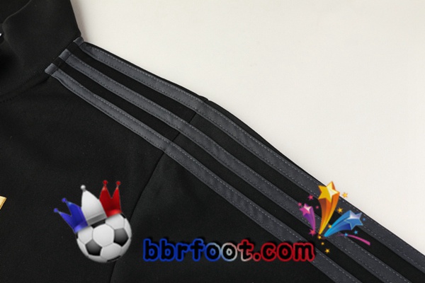 Veste Survetement Foot Juventus Noir 20/21