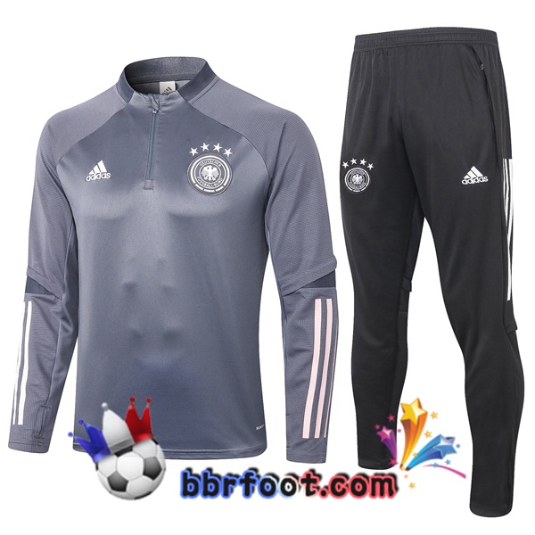 Survetement Foot Allemagne Gris Clair 20/21