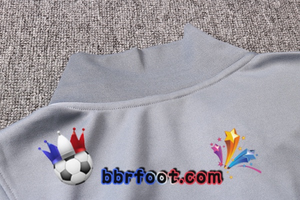 Veste Survetement Foot FC Liverpool Gris Clair 20/21