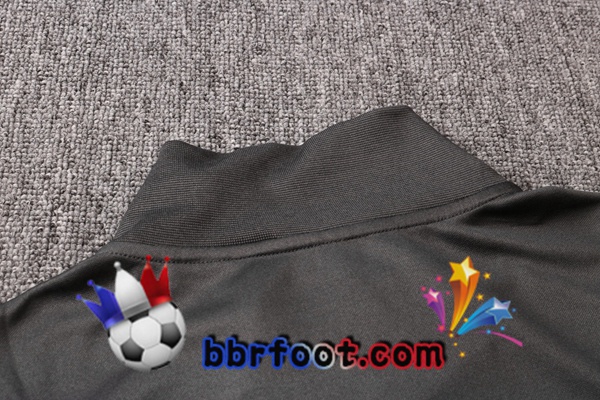Veste Survetement Foot FC Liverpool Gris Fonce 20/21