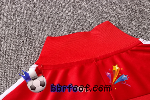 Veste Survetement Foot FC Liverpool Rouge Blanc 20/21