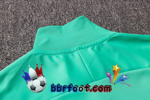 Veste Survetement Foot FC Liverpool Vert Noir 20/21