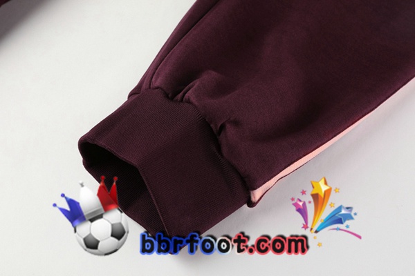Veste A Capuche Survetement Foot Manchester United Rouge 20/21